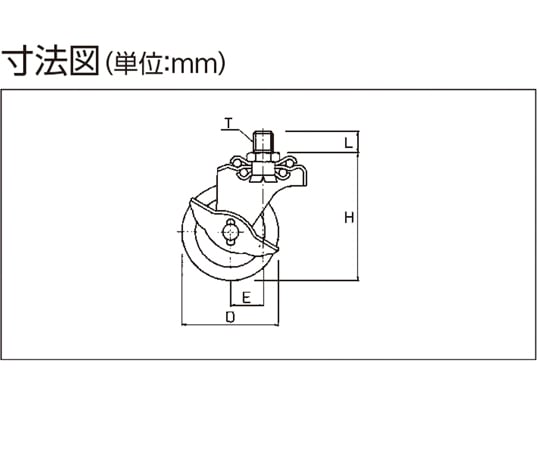 彈性螺絲、彈性橡膠、附煞車、容許荷重25公斤及其他 SHA-R40M12 和更多型號 - 商品圖 4