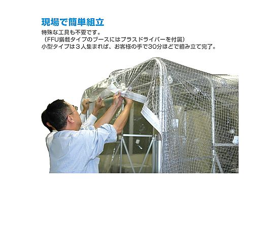 潔淨棚 2500 x 2200 x 850~3300 毫米 及其他 CL-901-B5 和更多型號 - 商品圖 4