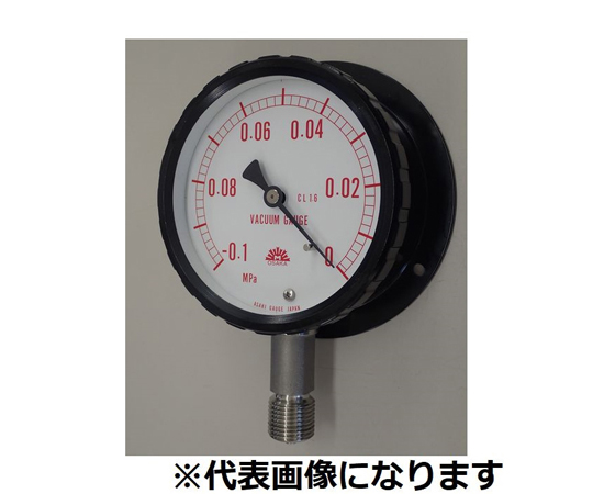 Asahi Gauge Manufacturing B型密閉式真空計 壓力範圍 (MPa): -0.1~0 及其他 315-B740X-0.1MPA 和更多型號 - 商品圖 7