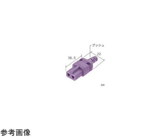 熱電偶連接器 ASP 插頭 熱電偶類型：K型 形狀：M襯套 直徑 (φmm)：2.5 及其他 ASP-K-M-3.5 和更多型號 - 商品圖 2