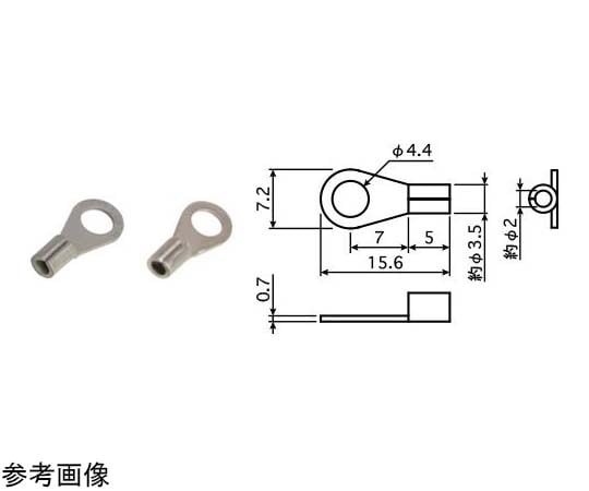 熱電偶端子 ANJ 系列 10 組 熱電偶類型：K 型 形狀：Y3 1 組 (10 個) 及其他 ANJ-K-C4 和更多型號 - 商品圖 4