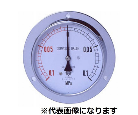 Daiichi Keiki Mfg IPT 一般壓力計 適用於抗震D型 φ150 G3/8 0~0.06MPA 及其他 DVU38-1501.6MPA 和更多型號 - 商品圖 3