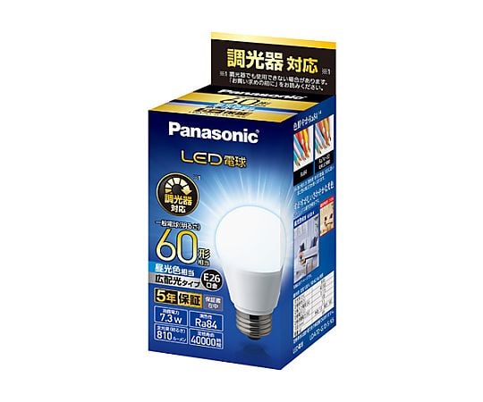 Panasonic Corporation 100 VAC/7.3 W/E26 燈泡/LED (淺白光/調光器) EA758XR-522A - 商品圖 2