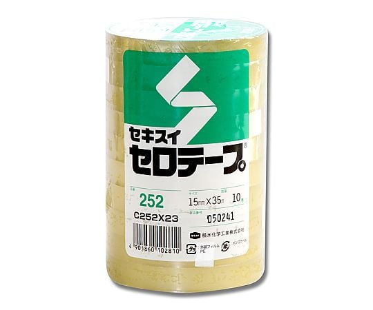 積水膠帶 12 公釐 x 35 公尺 10 捲裝 第 252 號 及其他 001600100 和更多型號 - 商品圖 3