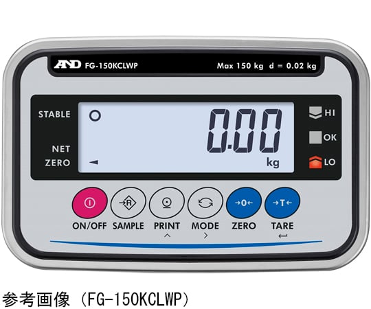 A&D 防塵防水平台秤 FG-CWP 系列：30 公斤 最小顯示：1~10 公克 附 JCSS 校正及其他 FG30KCMWP-JA-00J00 和更多型號 - 商品圖 6