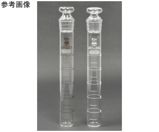 比色管 (附塞) TS 滑動部件 24 50 毫升 銀色不鏽鋼刻度 及其他 204-025W 和更多型號 - 商品圖 4