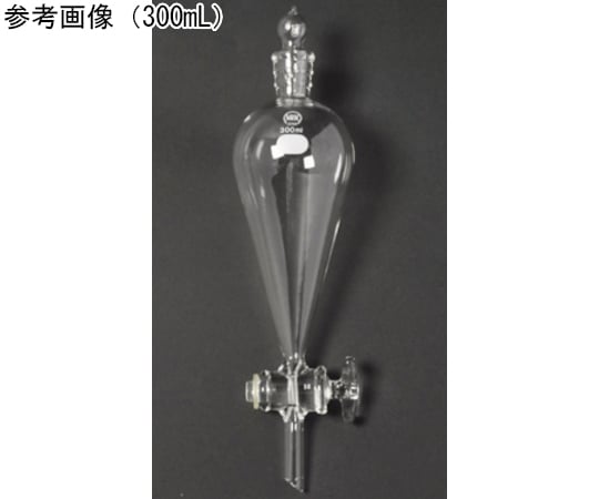 分液漏斗 篩板式 (玻璃活栓) TS 滑動部件 15/25 25 毫升 白色 及其他 166-15025 和更多型號 - 商品圖 4