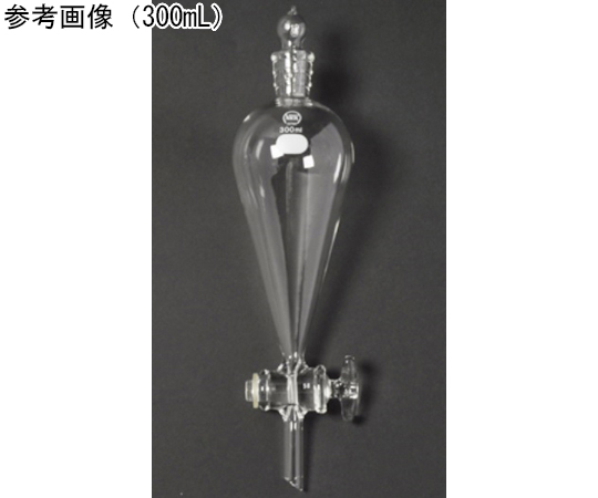 分液漏斗 篩板式 (玻璃活栓) TS 滑動部件 15/25 25 毫升 白色 及其他 166-15025 和更多型號 - 商品圖 10