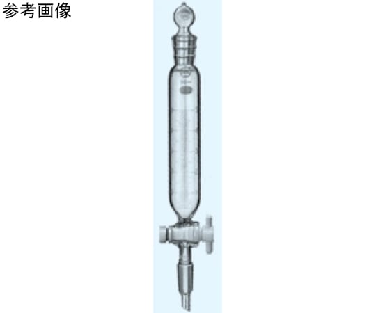 NIPPON RIKAGAKU KIKAI 分液漏斗，具刻度 (PTFE 活栓) TS 上口 15 TS 下口 15 100 毫升 及其他 165-15100 和更多型號 - 商品圖 5