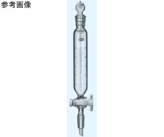 NIPPON RIKAGAKU KIKAI 分液漏斗，具刻度 (PTFE 活栓) TS 上口 15 TS 下口 15 100 毫升 及其他 165-15100 和更多型號 - 商品圖 6