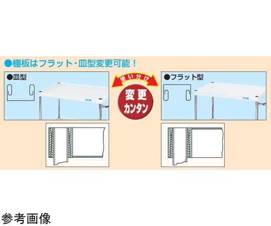 SAKAE CS 貨車 (中型負載/尼龍聚氨酯/H1080/3 階/附直式穩定金屬配件) 600 毫米 綠色 及其他 CSP-60113YNU 和更多型號 - 商品圖 8