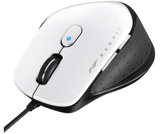 有線藍光LED 5鍵NEOFIT滑鼠M號黑色及其他 BSMBU510MWH 和更多型號 - 商品圖 2