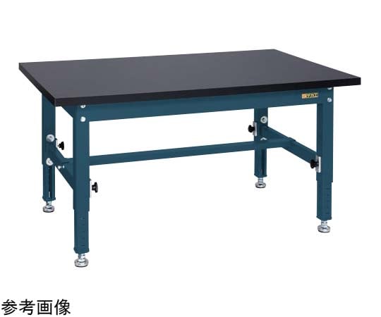 SAKAE 中型高度調整工作桌 (TKT5/負載能力 400 公斤/特殊壓克力樹脂桌面) 深灰色 1200 x 750 公釐 及其他 TKT5-127CHC 和更多型號 - 商品圖 7
