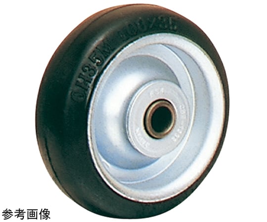 橡膠輪容許荷重 (kg)：80 輪徑 D (mm)：75 輪寬 W (mm)：32 及其他 OH35M-75 和更多型號 - 商品圖 3