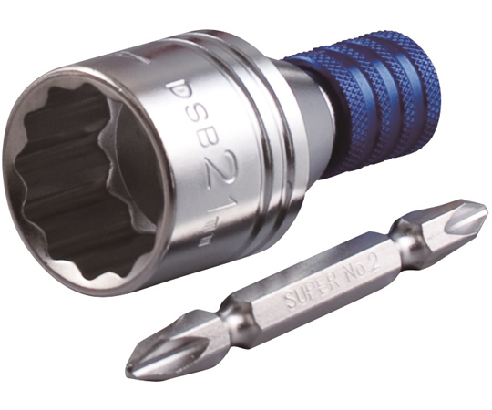 SUPER TOOL Co., Ltd. 電動起子套筒接頭 顏色：黃色 六角對邊S (mm)：17 ΦD (mm)：23.5 及其他 DSB17 和更多型號 - 商品圖 2