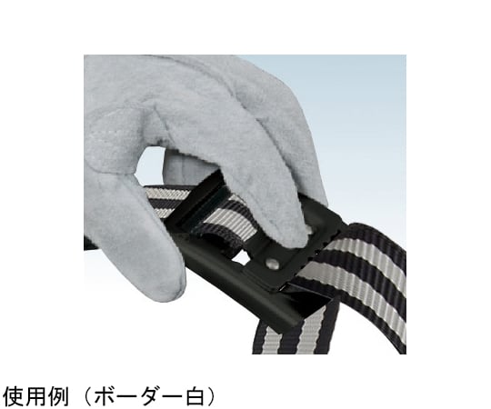 腰帶 鋁製 單指扣 S 紅色條紋 及其他 BAS110-BK 和更多型號 - 商品圖 6