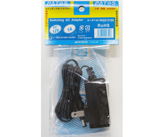 Pathos AC變壓器 12V 1.0A (2.1 毫米插頭) PAS21210A - 商品圖 2