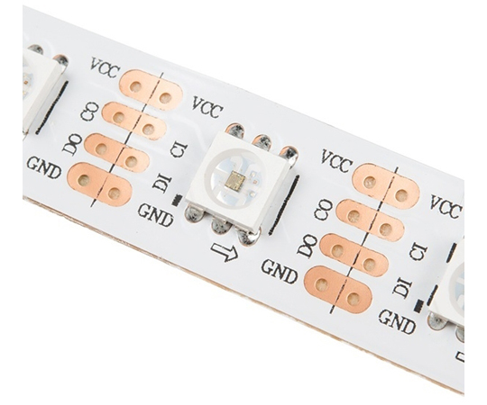 LED RGB 燈條 - 可定址, 1公尺 (APA102) 及其他 COM-14015 和更多型號 - 商品圖 3