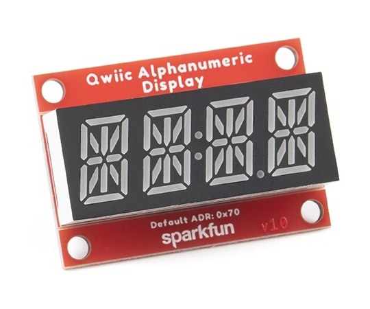 SparkFun Qwiic 字母數字顯示器 - 紅色及其他 COM-16918 和更多型號 - 商品圖 2