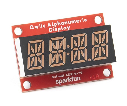 SparkFun Qwiic 字母數字顯示器 - 紅色及其他 COM-16918 和更多型號 - 商品圖 8