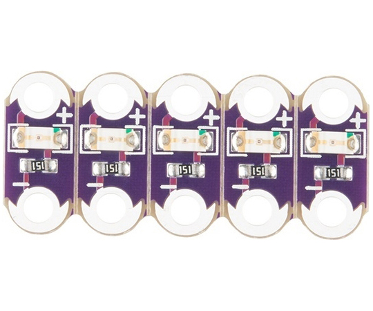 SparkFun LilyPad LED 紅色 (5個) DEV-14013 - 商品圖 2
