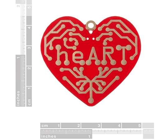 SparkFun heART - 表面貼裝焊接套件 KIT-14640 - 商品圖 2