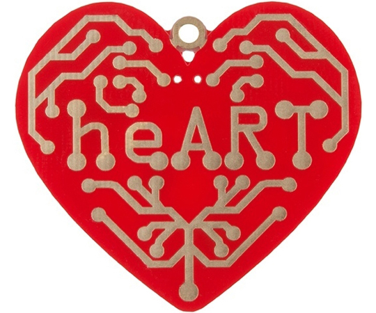 SparkFun heART - 表面貼裝焊接套件 KIT-14640 - 商品圖 3