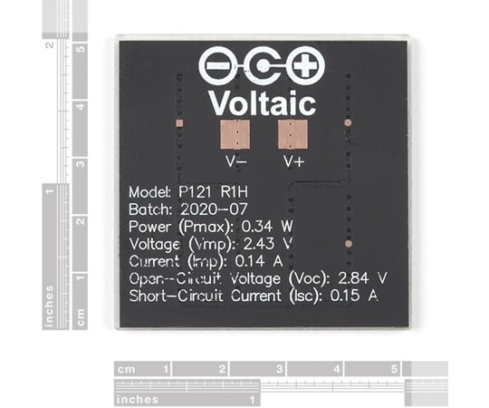 SparkFun 迷你太陽能板 - 0.3 瓦, 2 伏特 (ETFE) PRT-18723 - 商品圖 2
