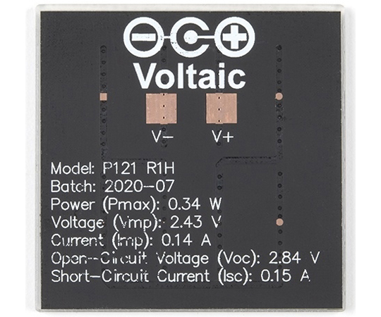 SparkFun 迷你太陽能板 - 0.3 瓦, 2 伏特 (ETFE) PRT-18723 - 商品圖 3