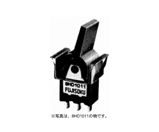 撥桿/鎖定開關 單極 ON-ON PC端子 + 附屬操作部件 (撥桿/黑色/140000050695) 及其他 8H1012-Z 和更多型號 - 商品圖 5