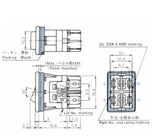小型置物櫃開關、開關式插片接頭及其他 SLE10A2-6 和更多型號 - 商品圖 4
