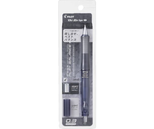 機械鉛筆 Doctor Grip CL Play Balance 0.3 公釐 透明黑 及其他 HDGCL70R3-NC 和更多型號 - 商品圖 10