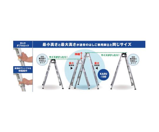 輕量化擴充專用踏板梯 KARU 及其他 KARU120 和更多型號 - 商品圖 2