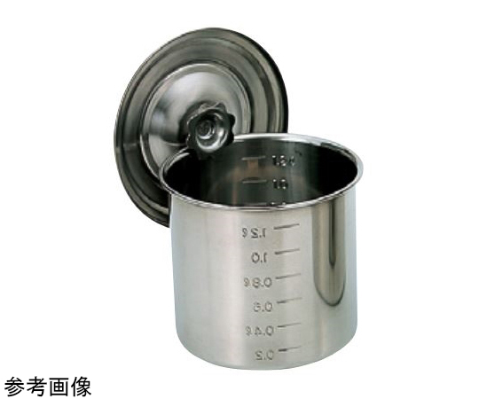 18-8 深型廚房鍋 附刻度 (無把手) 0.38 公升 及其他 SH-4608 和更多型號 - 商品圖 2