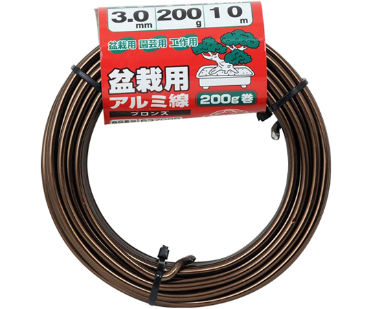盆栽用鋁線 200克捲 青銅色 1.0毫米 及其他 - 商品圖 10