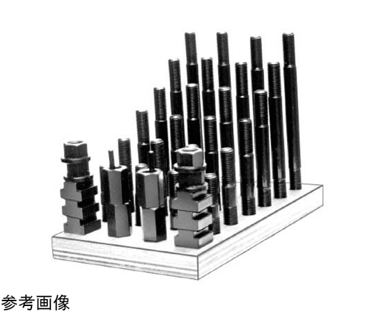 T型螺帽螺柱組 工作台槽寬 (mm): 10 螺柱螺栓: M8 組件質量 (kg): 2 及其他 1008TS 和更多型號 - 商品圖 3