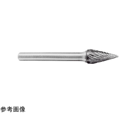 SUPER TOOL Co., Ltd. 碳化棒形狀：子彈型 b (mm)：16 l (mm)：25 L (mm)：69 柄徑 a (mm)：Φ6 及其他 SB4C01 和更多型號 - 商品圖 7