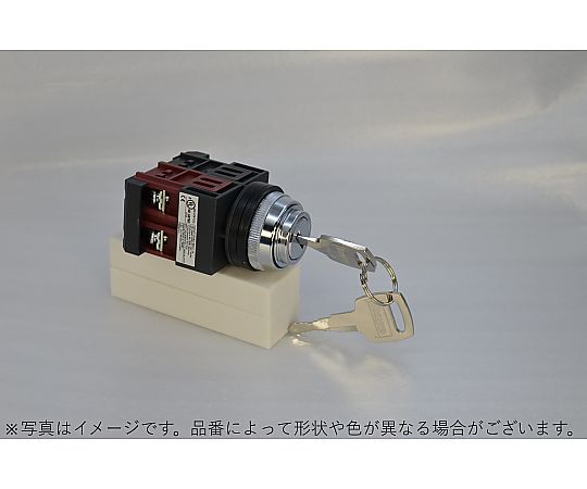 MARUYASU DENGYO CO.,LTD. φ22 鍵控型 (2 凹槽) 選擇開關，手動復歸金屬環，右側釋放 701 2a HC 型，水平安裝及其他 A22SK220E703 和更多型號 - 商品圖 8