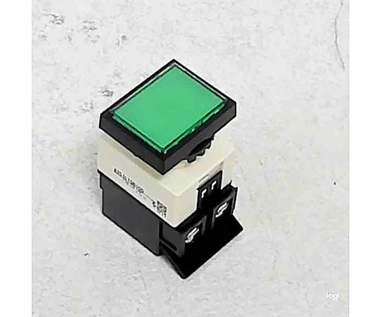 φ25 矩形指示燈 附變壓器 方形黑色邊框 綠白熱燈泡 及其他 A25ILTQB200C 和更多型號 - 商品圖 3