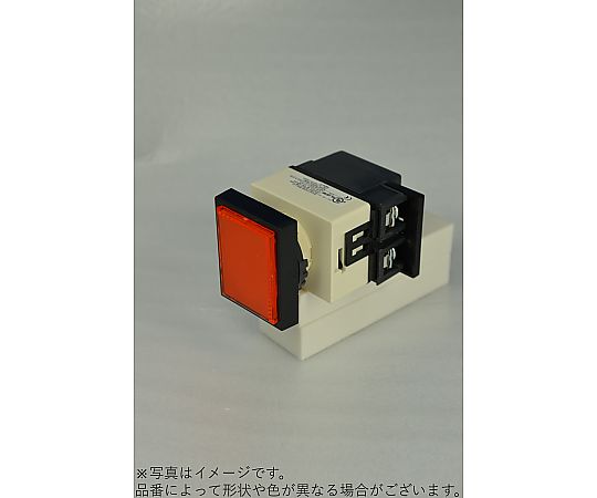 φ25 矩形指示燈 附變壓器 方形黑色邊框 綠白熱燈泡 及其他 A25ILTQB200C 和更多型號 - 商品圖 4