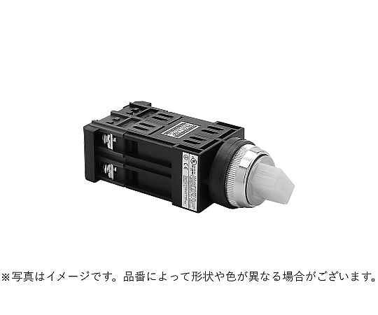 MARUYASU DENGYO CO.,LTD. φ30 旋鈕式 (3 槽) 照明選擇開關附變壓器手動復歸金屬環 4a 綠色 LED HC 型水平安裝及其他 A30FST3LR20022RLE 和更多型號 - 商品圖 7