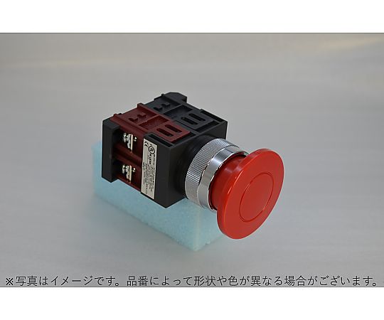 MARUYASU DENGYO CO.,LTD. φ30 中型蘑菇頭按鈕開關 交替式金屬環 1a 紅色 及其他 A30PDH10RJ 和更多型號 - 商品圖 3