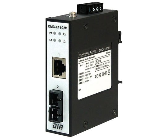 工業媒體轉換器 SC埠類型 (單模) DMC-E1SCS1 及其他 DMC-E1SCM1 和更多型號 - 商品圖 2