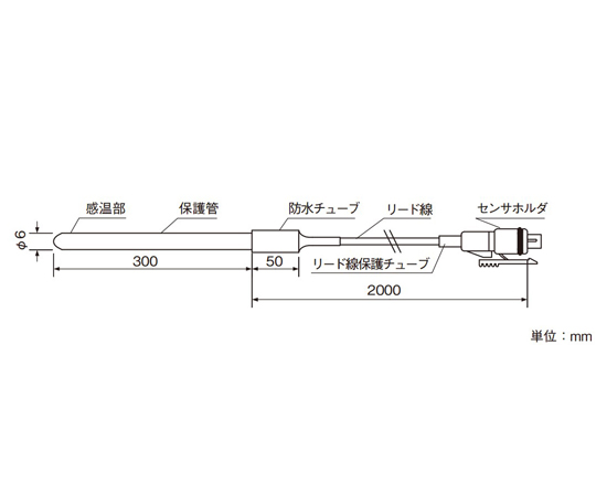 溫度感測器帶金屬保護管 -40~60°C 及其他 MR9301A30 和更多型號 - 商品圖 2