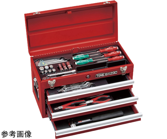 工具組 傳動方頭 (mm)：9.5 顏色：消光黑 (工具箱) 質量 (kg)：14.3 點數 (點)：38 及其他 TSA352SV 和更多型號 - 商品圖 4