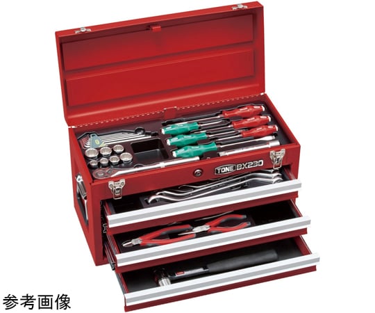 工具組 傳動方頭 (mm)：9.5 顏色：消光黑 (工具箱) 質量 (kg)：14.3 點數 (點)：38 及其他 TSA352SV 和更多型號 - 商品圖 7
