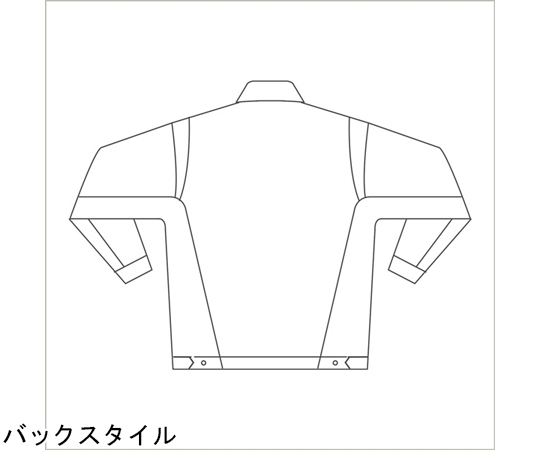 MIDORI ANZEN CO., LTD. 全年工作服 抗靜電 符合JIS標準 中性套頭衫 炭灰色 SSS號 及其他 VE749-UE-SSS 和更多型號 - 商品圖 3