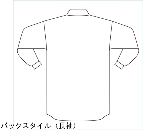 全年工作服 抗靜電 符合JIS標準，相容IEC標準 Cleanware 中性長袖Polo衫 藍色 S號 及其他 PSE213-SS 和更多型號 - 商品圖 6