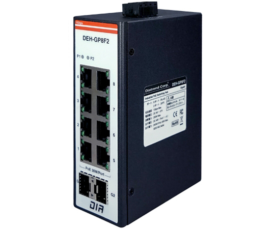 支援PoE 工業級乙太網路交換集線器，具備Gigabit光纖埠 DEH-GP4F2 及其他 DEH-GP4F2LX20B13-w 和更多型號 - 商品圖 10