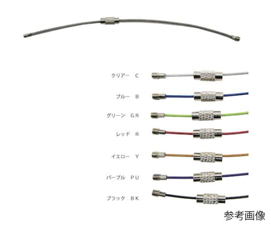 鑰匙線夾 線徑 1.5 mm 總長 110 mm 透明 及其他 KW-15110-BK 和更多型號 - 商品圖 2